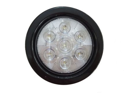 WHITE Trailer Tail Light 4″ 7LEDS stop and turn 12V