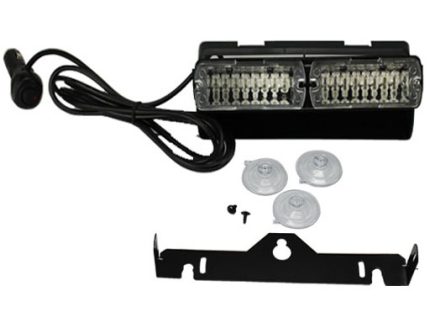 LED WARNING LIGHT 215X75mm 8x2LED(3W) 2.5M wire with lighter plug 12V light play Blue