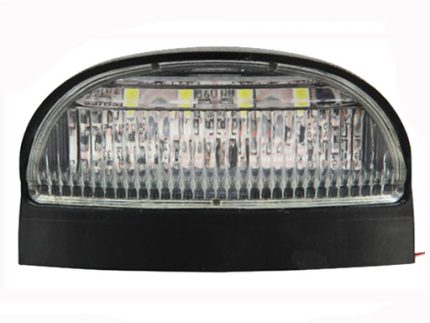 LICENSE LAMP BLACK 12V