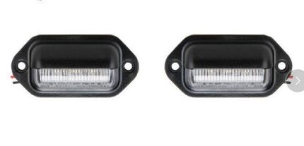 LL35707 LICENSE LAMP 6LED 10-30V  66X33X25MM 20G CLEAR