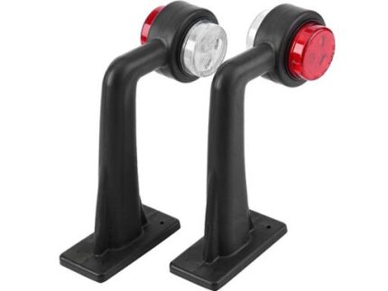 SIDE LAMP BICOLOR RED AND WHITE 10 LED 12V&24V