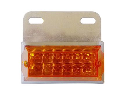 TRAILER LIGHT 12LED 84x75mm 24V Amber
