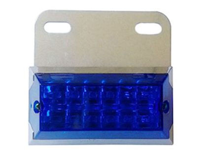 TRAILER LIGHT 12LED 84x75mm 24V Blue