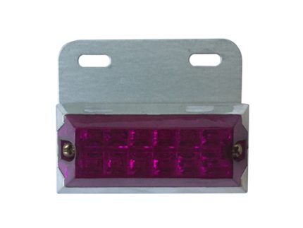TRAILER LIGHT 12LED 84x75mm 24V Purple