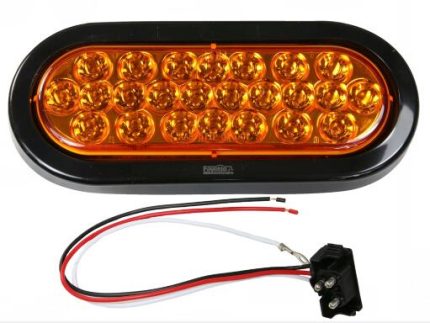 11011AM FAROL LATERAL 24 LED 12V/24V BVOLTAJE AMBER 18.5x80mm with PLUG