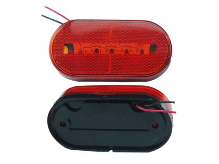 LED SIDE LAMP 10LED 24V RED