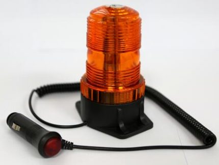 WARNING LIGHT MAGNET WITH 20 PIECES FLUX LED 12V-110V 155x190MM CE and E-MARK CERTIFICATE