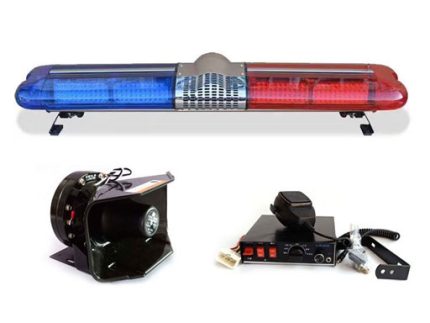 XBD.2000V WARNING LIGHT GREEN 60X30X22CM 216LED 9761 12V 50W WITH SWITCH