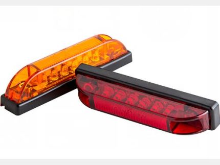 LED SIDE LAMP 6 LED MULTIVOLTAGE 12&24V RED TLS111
