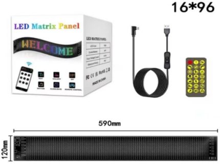 LED Martix panel 16x96(120x595mm)) DE1696 one piece one eye