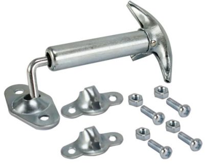 HL101C SW-146B HOOD LATCH CURVED NP chromed
