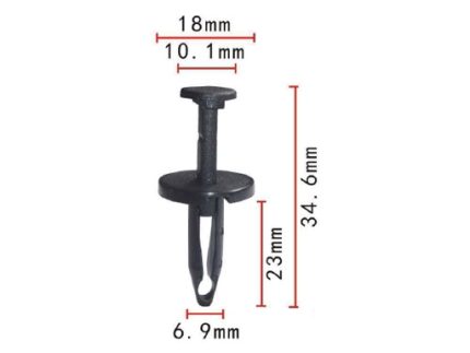 RIVET GM 20510029 Ford N803362-S Chrysler 34202672