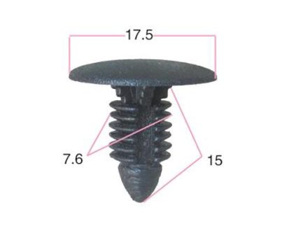 RIVET GM 332364 14093311 20732399 Ford 389358 W701259-S300 Chry 3691590 6031321 6505411-AA AMC