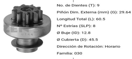 1.01.0144.0 BENDIX FORD LASER/MAZDA 54-8305 130741 MD600679 MD602679