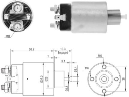 ZM-7995 ZM7995 M371XD2071	AUTOMÁTICO MITSUBISHI MAZDA CORTO