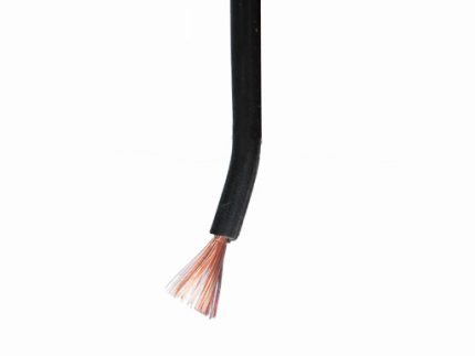 Battery Cable 100m roll 722/0.28mm OD:16.2mm 24V COPPER black