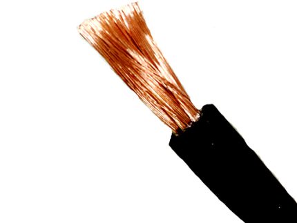 RUBBER NATURAL battery cable 100% COPPER size 0.2X890 OD:12mm