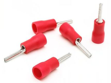 TER6704 880001 1.9mm PIN ROJO C/AISL PARCIAL for CABLE 14 16 AWG 100PCS/bag red