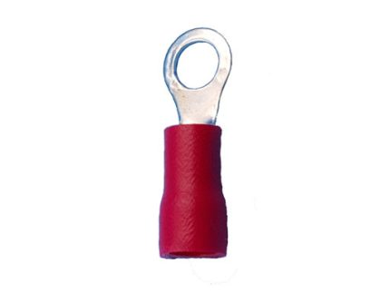 TERM OJO 4MM ROJO AISL PARCIAL 100PCS/bag