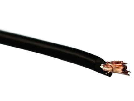 AWG-10 100FT/ROLL 0.3X74X5.4MM ELECTRIC PRIMARY WIRE BLACK