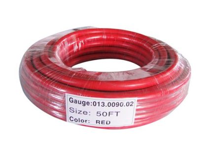 AWG-1/0 50 FT 0.77X133X15.2MM BATTERY CABLE COPPER COATED ALUMINUM WIRE RED