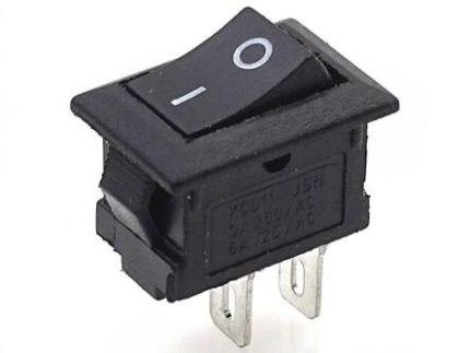 SMRS101 KCD1-101 SR-002A ROCKER SWITCH 1A 250VAC 3A 125VAC 2P ON-OFF 15X8.8MM