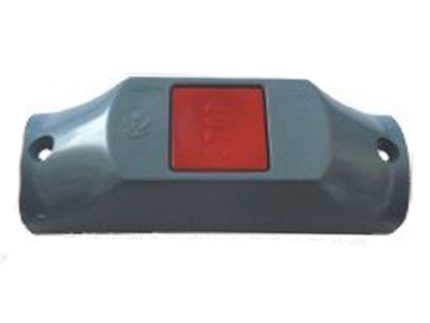 Stop switch grey body red button big
