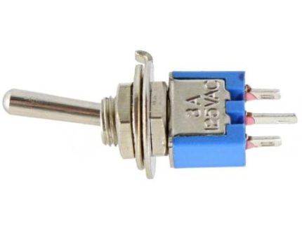 SMTS-102 INTERRUPTOR MINI DOS POLOS 3P 1T blue ON-ON 1.5A 250V