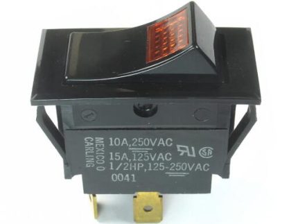 CS122030AM INTERRUPTOR TECLA 24V 10AMP 3P AMBAR