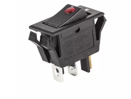 IRS-1E-2C SWITCH ROCKER P/ROJO