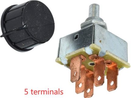 SW-1000C Automotive A/C Blower Rotary A/C 3-Speed Airflow Switch Universal Rotary Switch
