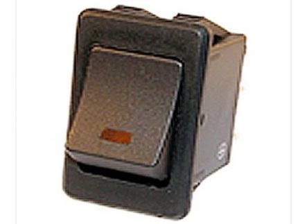 LED LLAVE BOTON TABLERO-1 GOLPE CON LED ROJO K.614
