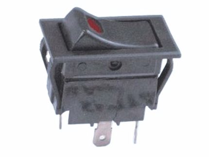 SW20103 Switch 3 Patas 1 Tiempo Luz Ambar 12-24V