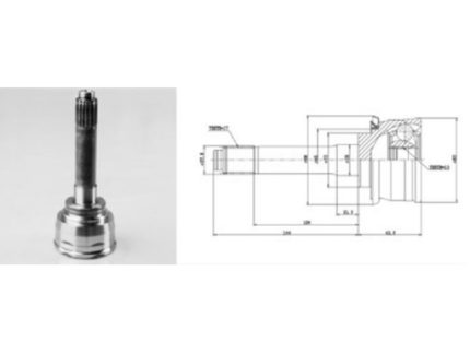 CV-JOINT for ISUZU IZ032F2