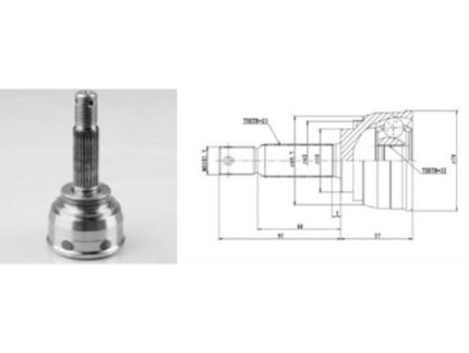 CV-JOINT for MITSUBISHI MI001