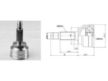 CV-JOINT for MAZDA MZ023