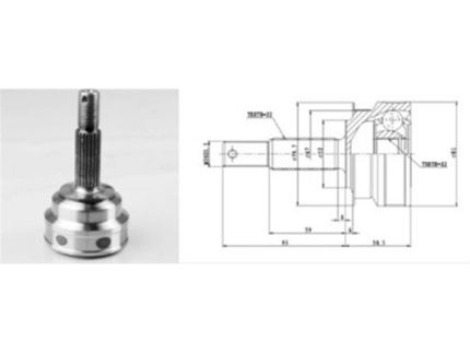 CV-JOINT for OPEL OP001