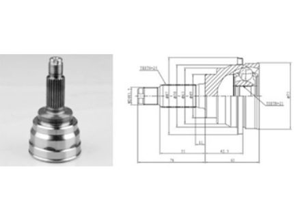 CV-JOINT for SUZUKI SK801