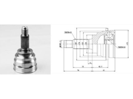 CV-JOINT for SUZUKI SK802
