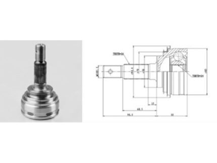CV-JOINT for TOYOTA TO002