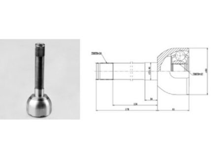 CV-JOINT for TOYOTA TO003