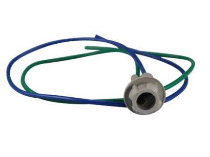 Auto Bulb Socket for T10 40cm length, right, green and blue