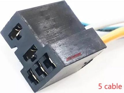 400-411 FICHA PLASTICA MINI RELAY 5 CABLES