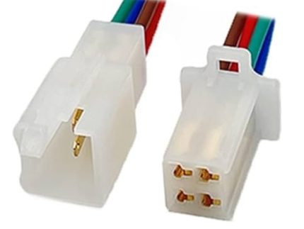 SOCKET MALE & FEMALE 2.8MM 4P WITH CABLE
