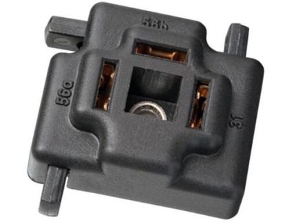 SK-213 SOCKET FOR H4 HELLA TYPE PLASTIC WITH BAKELITE BLACK