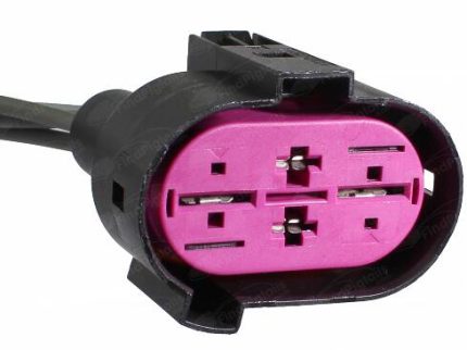 SI-4270 Connector Eletro Ventilador Chev Captiva Sport Cruze 2014-  4 wires