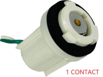 PLASTIC SOCKET FOR CHEV. ORIGINAL AUTO BULB 1073 WIRE 14AWGX15CM