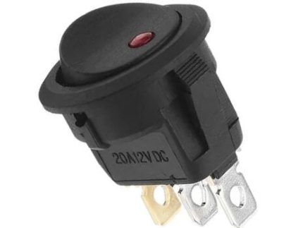 SI-91008 SWITCH 2 WAY light RED 3pins