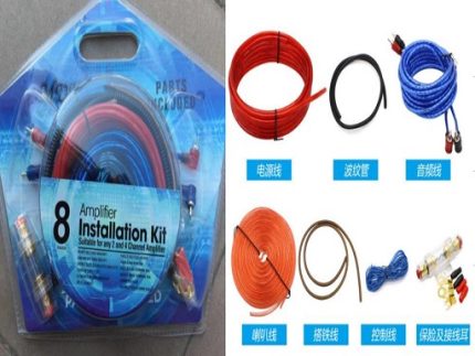 Subwoofer modification cable set