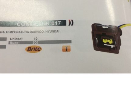 SOCKET CONNECTOR GANCHO PERA TEMPERATURA DAEWOO HYUNDAI